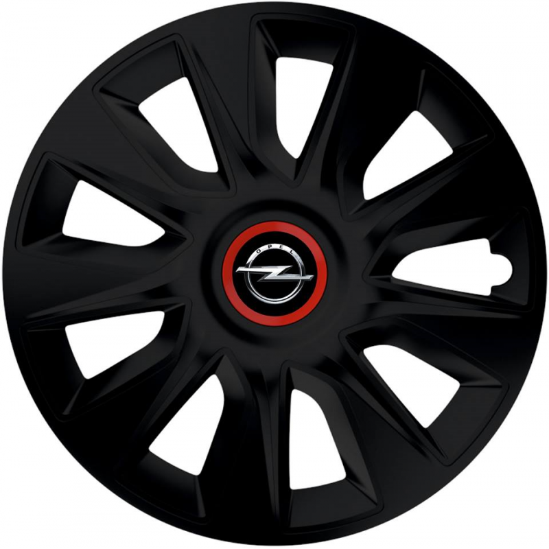 PUKLICE PRE OPEL 14" STRATOS RR Black 4ks